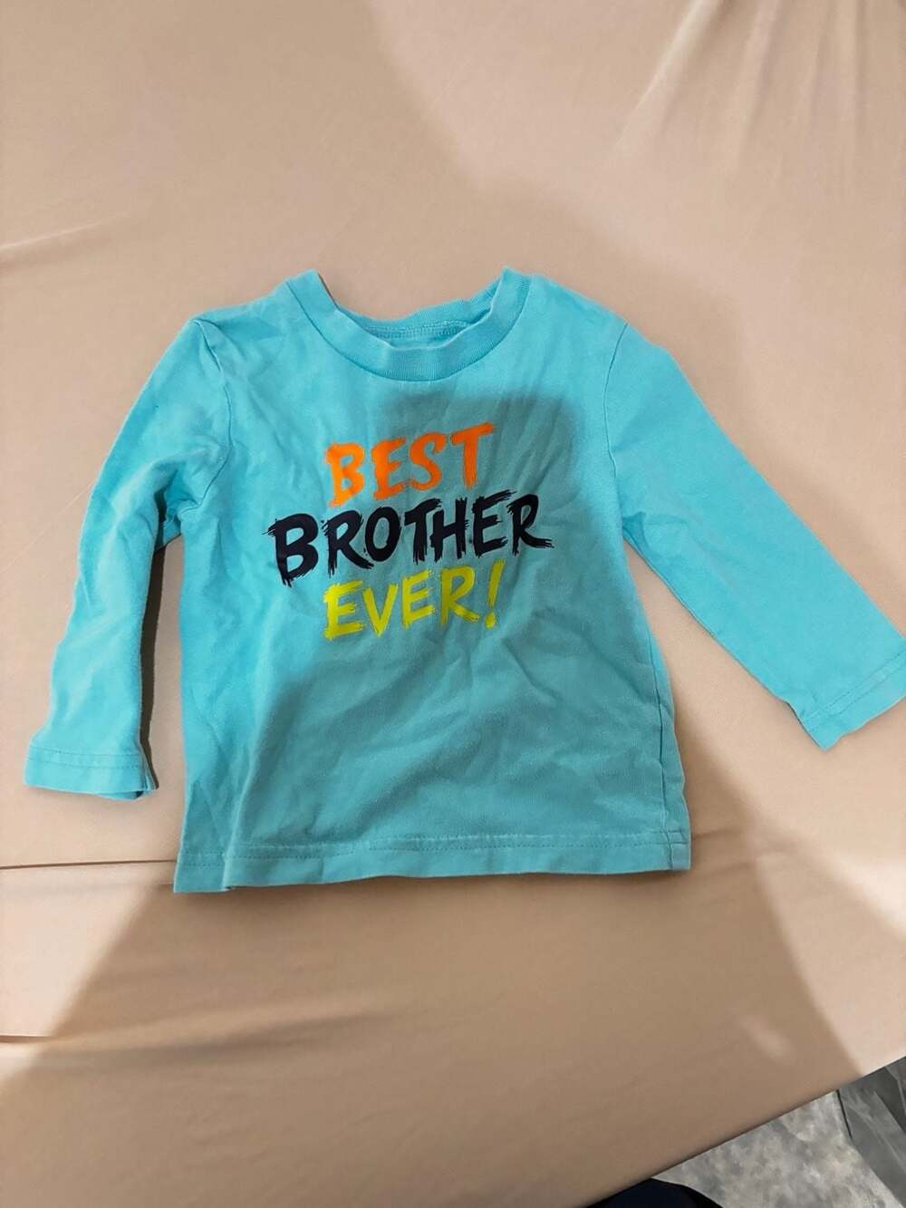 Circo Best Brother Ever Long Sleeve T-Shirt Size 18M Blue
